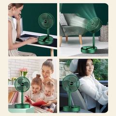 Quạt Tích Điện Mini SUPER FAN 3 Tốc Độ Gió - Gấp Gọn, Tiện Lợi, Tiết Kiệm Điện Năng Cho Mọi Không Gian