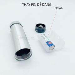 Máy Cạo Râu Mini Đa Năng Jubilee Mart Sạc Pin Sang Trọng Mạ Bạc - Dễ Dàng Mang Theo, Chống Thấm Nước, Cạo Râu Chính Hãng