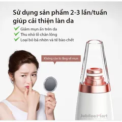 Máy hút mụn đầu đen JUBILEE MART làm sạch lỗ chân lông kèm 5 đầu hút PHÙ HỢP VỚI MỌI LOẠI DA 275684
