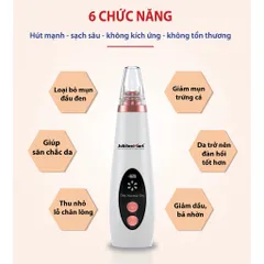 Máy hút mụn đầu đen JUBILEE MART làm sạch lỗ chân lông kèm 5 đầu hút PHÙ HỢP VỚI MỌI LOẠI DA 275684