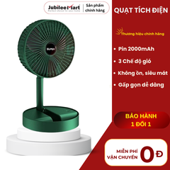 Quạt Tích Điện Mini SUPER FAN 3 Tốc Độ Gió - Gấp Gọn, Tiện Lợi, Tiết Kiệm Điện Năng Cho Mọi Không Gian