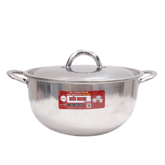 Bộ 3 Nồi Inox 430 Cao Cấp Jubilee Mart - Nồi Chịu Nhiệt Dùng Bếp Gas, Bếp Từ, Cho Gia Đình 2-6 Người, Bảo Hành 24 Tháng