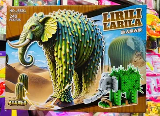 Bộ lắp ráp J8801 Vũ trụ Italian Brain Rot Voi xương rồng Lirili Larila