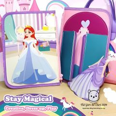 Giỏ Xách Bận Rộn 7in1 Ngựa Pony - Đồ Chơi Montessori Học Kỹ Năng Cho Bé 2-6 Tuổi, Tiện Lợi và Đáng Yêu