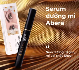 Serum Dưỡng Mi ABERA 5ml - Làm Dài Dày Mi, Cải Thiện Tình Trạng Mi Thưa, Chăm Sóc Mi Tự Nhiên, Chiết Xuất Hồng Sâm, Vitamin E