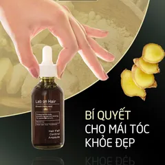 Tinh Chất Hỗ Trợ Mọc Tóc Lab On Hair 60ml - Giảm Gãy Rụng, Tăng Cường Dưỡng Chất Với Gừng, Biotin, Chiết Xuất Thực Vật