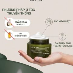 Kem ủ tóc Lab On Hair 250ml - Dưỡng ẩm, Cải thiện tóc hư tổn, Giúp tóc chắc khỏe và bóng mượt với Keratin, Dầu Argan, Bơ Hạt Mỡ