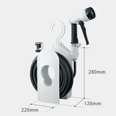Bộ Cuộn Vòi Tưới Cây Treo Tường 15m Takagi R115CG - Tiết Kiệm Nước, 7 Chế Độ Phun, Dễ Dàng Sử Dụng Cho Khu Vườn Xanh Tươi
