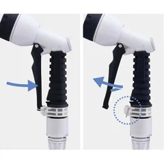 Bộ Cuộn Vòi Tưới Cây Treo Tường 15m Takagi R115CG - Tiết Kiệm Nước, 7 Chế Độ Phun, Dễ Dàng Sử Dụng Cho Khu Vườn Xanh Tươi