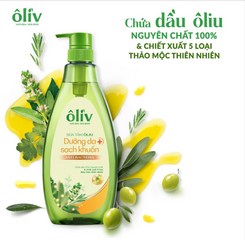 Sữa tắm ôliv dưỡng ẩm sạch khuẩn ANTI BACTERIA 650ml (tặng chai 165ml)