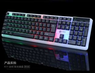 Combo Bàn Phím Giả Cơ và Chuột Game T11 Limeide - Đèn LED Đổi Màu, Thiết Kế Chuyên Nghiệp, Dùng Cho Game Thủ
