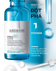 Set La Roche-Posay Hyalu B5 Serum 4 Món + Túi Xinh - Bộ Chăm Sóc Da Cấp Ẩm, Làm Mờ Nếp Nhăn, & Dưỡng Sáng Da
