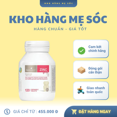 Viên bổ sung kẽm cho bé Bio Island ZINC 120 viên của Úc - MẸ SÓC