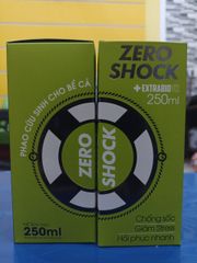 extrabio ZERO SHOCK 250ml - Giảm stress và hồi phục nhanh cho cá, ổn định chất lượng nước, giải độc ammonia và chloramine, an toàn cho hệ vi sinh