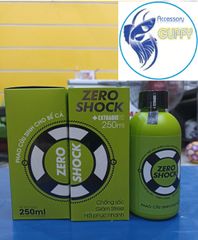 extrabio ZERO SHOCK 250ml - Giảm stress và hồi phục nhanh cho cá, ổn định chất lượng nước, giải độc ammonia và chloramine, an toàn cho hệ vi sinh