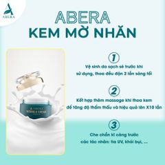 Kem Mờ Nhăn Abera 20g - Dưỡng Ẩm, Làm Mờ Nếp Nhăn, Ngăn Ngừa Lão Hóa, Giúp Da Căng Mịn, Trẻ Trung