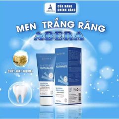 Kem Đánh Răng Abera 100g - Hỗ Trợ Làm Trắng Răng, Làm Sạch Mảng Bám, Không Ê Buốt, An Toàn Cho Người Lớn & Trẻ Em Từ 2 Tuổi