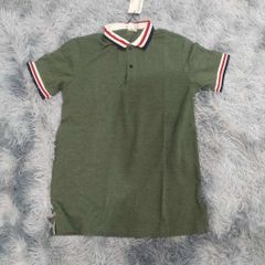 Áo phông Polo Nam Nữ Xanh Rêu - Thun Cotton Chất Lượng, Co Giãn 4 Chiều, Phong Cách Thời Trang Thích Hợp Đi Chơi, Đi Học, Đi Làm