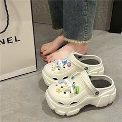 Dép Sục Nữ WGWE Đế 3-4cm Siêu Nhẹ Chống Trơn Trượt - Giày Đế Bằng Thời Trang Tặng Kèm Sticker