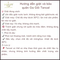 Bộ Drap Ga Gối Tencel 60s 1m6/1m8/2m Lasante Mềm Mại Thoáng Mát Cho Mùa Hè Bọc Đệm 10-30 cm