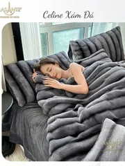 Chăn Lông Cáo Lasante Celine 5kg - 2mx2m3 Cao Cấp, Ấm Áp Cho Mùa Đông, Chất Liệu Mềm Mịn, Phù Hợp Với Gia Đình