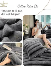 Chăn Lông Cáo Lasante Celine 5kg - 2mx2m3 Cao Cấp, Ấm Áp Cho Mùa Đông, Chất Liệu Mềm Mịn, Phù Hợp Với Gia Đình