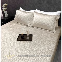 Bộ Ga Gối Lụa Jersey LASANTE Cao Cấp – Êm Ái, Co Giãn Nhẹ, Thoáng Mát Cho Phòng Ngủ Hiện Đại, Chất Liệu Thoáng Khí