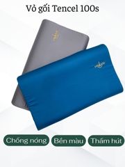 Gối Cao Su Thấp 4 Cm Form Lượn Sóng Siêu Mỏng Lasante Thiết Kế Giảm Đau Cổ Khi Ngủ Chống Thoái Hóa