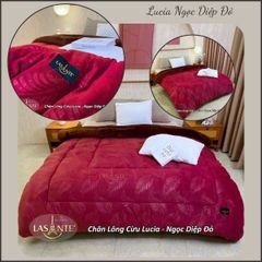 Chăn Lông Cừu Mùa Đông 3 Lớp Lucia Lasante 2m1x2m4 - Ấm Áp, Mềm Mại, Chính Hãng, Sản Phẩm Cao Cấp Cho Giấc Ngủ Thoải Mái