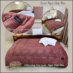 Chăn Lông Cừu Mùa Đông 3 Lớp Lucia Lasante 2m1x2m4 - Ấm Áp, Mềm Mại, Chính Hãng, Sản Phẩm Cao Cấp Cho Giấc Ngủ Thoải Mái
