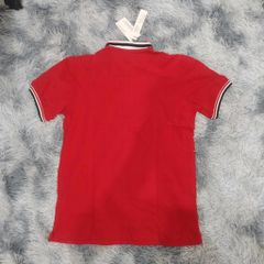 Áo Polo Nam Q26 Đỏ - Chất Cotton Mềm Mịn, Thấm Hút, Phối Màu Tay Áo Thời Trang Lịch Lãm cho Đi Chơi, Đi Học, Đi Làm