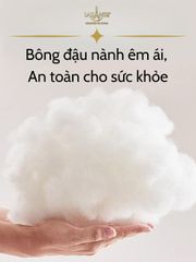 Gối Ngủ Thấp Bảo Vệ Cổ 6 cm Bông Đậu Nành Mềm Mại Chính Hãng Lasante - Ruột Gối Chống Thoái Hóa Sức Khỏe, Kích Thước 48x74 cm