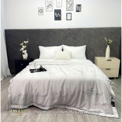 Chăn Hè Thu Mát Lạnh Tencel 100s Chần Bông - Lasante Chất Liệu Tự Nhiên Mềm Mại Thoáng Mát