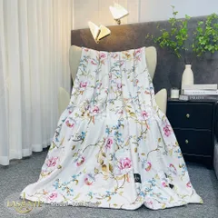 Chăn Hè Thu Lạnh Tencel 100s 2mx2m3 Trần Bông Cao Cấp Lasante Chất Liệu Mềm Mại Thoáng Mát