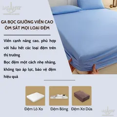 Ga Bọc Đệm Tencel 60s Lasante Thoáng Mát Cho Mùa Hè (Không Kèm Vỏ Gối)