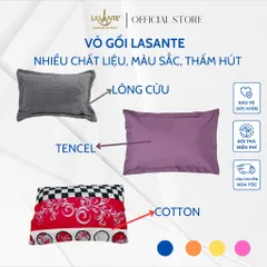 Vỏ Gối 45*65  chất tencel/cotton/lông cừu Lasante mềm mại, thấm hút tốt