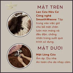 [Xả Mẫu 2024] Chăn Lông Cừu Chính Hãng Lasante 2m1x2m4 4,3 Kg Sang Trọng Ấm Nhanh Cho Mùa Đông Đại Hàn