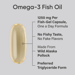 Viên Dầu Cá Omega-3 Sports Research Triple Strength 60 Viên - Hỗ Trợ Tim Mạch, Trí Não, Giảm Viêm, Không Có Mùi Tanh