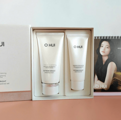 Sữa Rửa Mặt Ohui Extreme Bright 160ml + 100ml - Làm Sáng Da, Chống Kích Ứng, Phù Hợp Mọi Loại Da, Xuất Xứ Hàn Quốc
