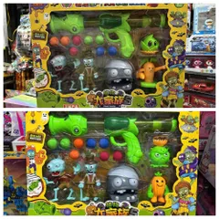 Plants vs Zombies - Chọn ngẫu nhiên Đồ chơi Games đại chiến trái cây, hoa quả nổi giận (628-110)