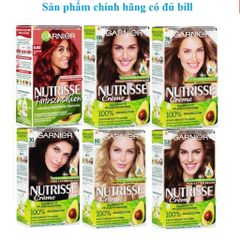 Nhuộm Tóc Phủ Bạc Garnier Nutrisse Crème - Màu Sắc Rực Rỡ, Dưỡng Tóc Mềm Mượt Từ Quả Bơ - Sản Phẩm Nhập Khẩu Đức