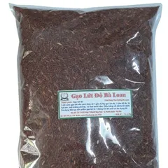 Gạo Lứt Đỏ 1kg Thực Dưỡng Bà Loan - Gạo Giàu Chất Xơ, Vitamin B, Hỗ Trợ Cải Thiện Tiêu Hóa và Đường Huyết