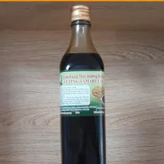 Tương Tamari Lâu Năm 500ml - Nước Tương Nhật Bản Giải Độc Tự Nhiên, Ít Natri, Hương Vị Đậm Đà, Thực Phẩm Không Gluten