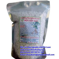 Bột sắn dây nguyên chất Thực Dưỡng Bà Loan 1kg - Thực phẩm dinh dưỡng an toàn cho sức khỏe, giàu chất xơ và vitamin C