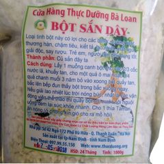 Bột sắn dây nguyên chất Thực Dưỡng Bà Loan 1kg - Thực phẩm dinh dưỡng an toàn cho sức khỏe, giàu chất xơ và vitamin C
