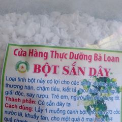 Bột sắn dây nguyên chất Thực Dưỡng Bà Loan 1kg - Thực phẩm dinh dưỡng an toàn cho sức khỏe, giàu chất xơ và vitamin C