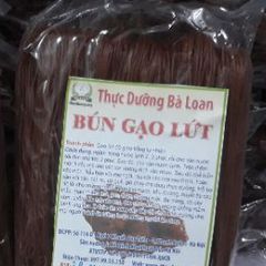 Bún Gạo Lứt 500g Thực Dưỡng Bà Loan - Nguyên liệu sạch, bổ dưỡng cho món ăn tốt cho sức khỏe, dễ chế biến và tiện lợi sử dụng hằng ngày.