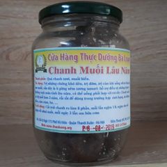 Chanh Muối Lâu Năm 350g - Thực Dưỡng Bà Loan Hỗ Trợ Giảm Ho, Tiêu Đờm - Thực Phẩm Sạch Ohsawa