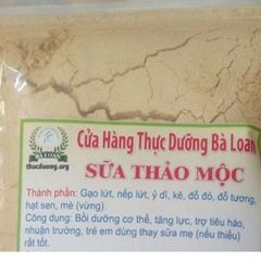 Sữa Thảo Mộc 1kg Bà Loan - Sản Phẩm Thực Dưỡng Từ Gạo Lứt Và Hạt Dinh Dưỡng, Hỗ Trợ Tiêu Hóa Và Bồi Bổ Sức Khỏe