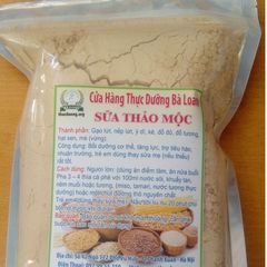 Sữa Thảo Mộc 1kg Bà Loan - Sản Phẩm Thực Dưỡng Từ Gạo Lứt Và Hạt Dinh Dưỡng, Hỗ Trợ Tiêu Hóa Và Bồi Bổ Sức Khỏe